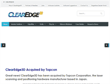 Tablet Screenshot of clearedge3d.com